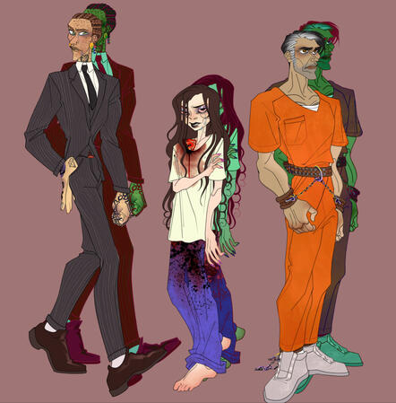 Forty days/nights outfit sheet- extras